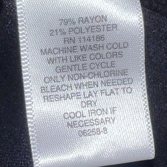 Liz Claiborne SLEEVELESS BLACK TOP SHELL Sz XL Soft Lightweight Stretch - Picture 4 of 7